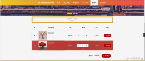 Sprintboot计算机毕业设计网上鲜花购物系统